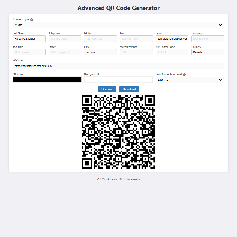 QR Code Generator